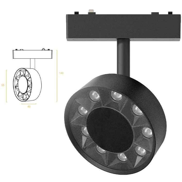 Voc Spot Led Recessed Spotlight Super September Lamp Magnetic Tracking Light Surface Mounted Spotlights Linear Rail Cob