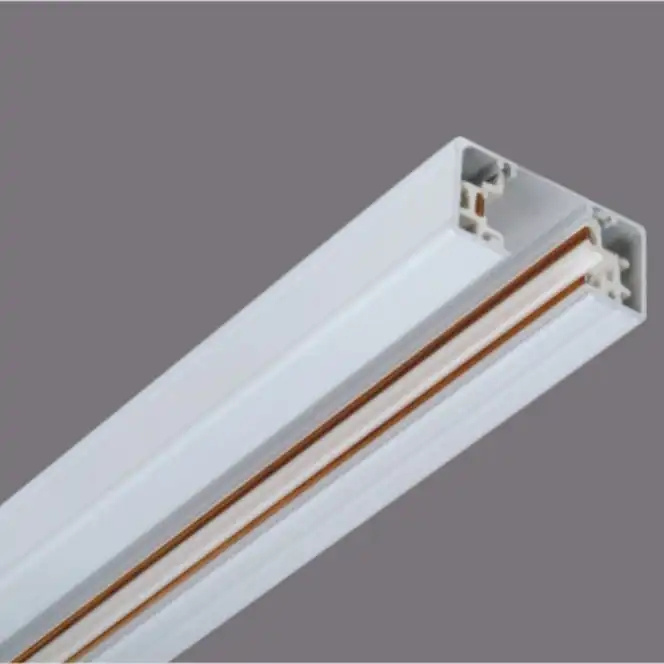 Magnetic track light slot without main light exposed and concealed installation of guide rail LED magnetic track strip