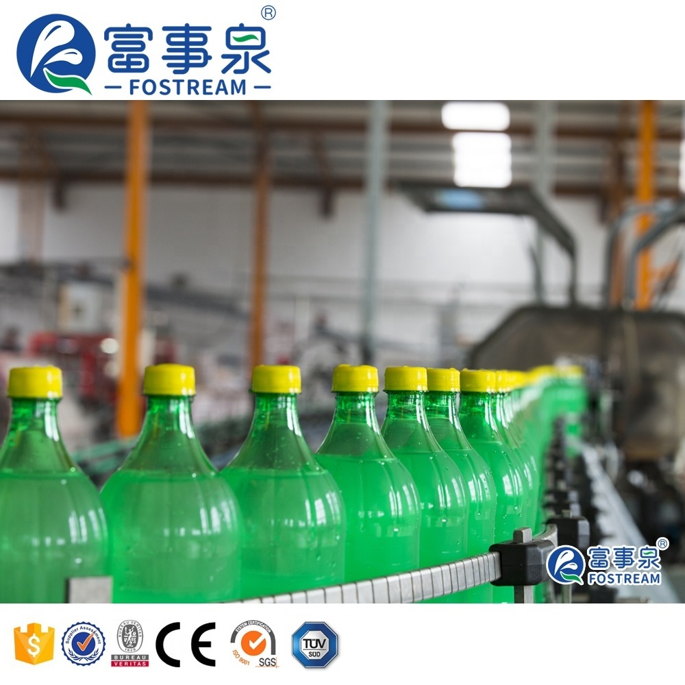 Full Automatic Small Bottle Drinking Carbonated Beverage Sparkling Soda Water Soft Drink Bottling Machine