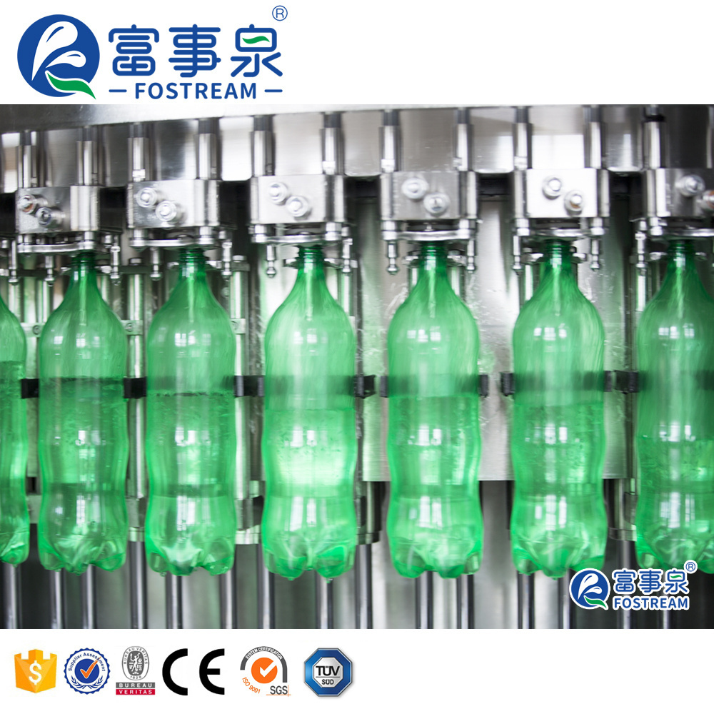 Full Automatic Small Bottle Drinking Carbonated Beverage Sparkling Soda Water Soft Drink Bottling Machine