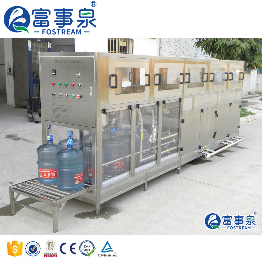 Automatic Decapping 18.9l 19l 20l Container Drum 5 Gallon Bottle Mineral Pure Water Rinser Filler Press Capper Machine