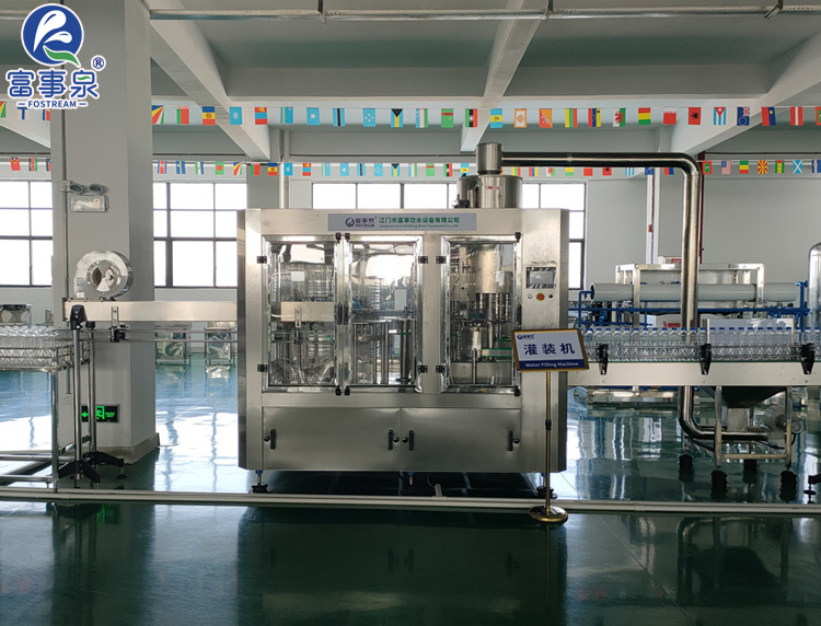 Full Automatic 3In1 Complete Plastic Table Pure Water Bottle Mineral Water Production Machine