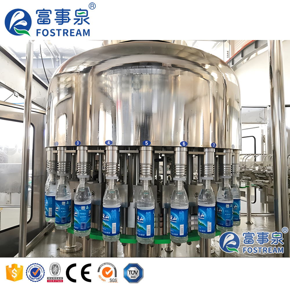 Factory Price Full Automatic 3 in 1 Small PET Glass Plastic Bottle Water Making Machine