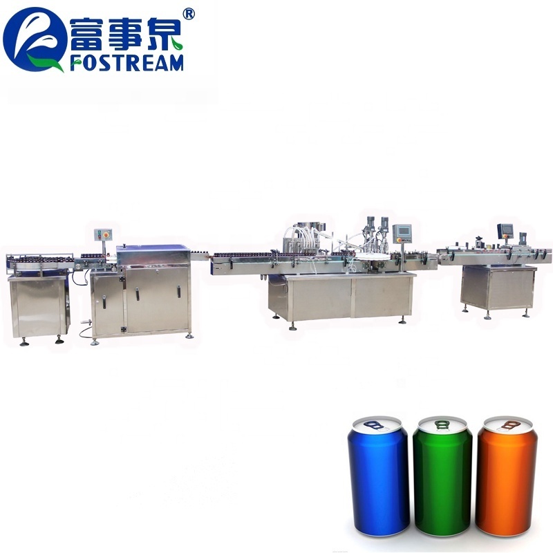 Factory Price Small Scale Aluminium Tin Pop-Top Can Filling Machine / Beer Beverage Soda Tin Can Making Machine