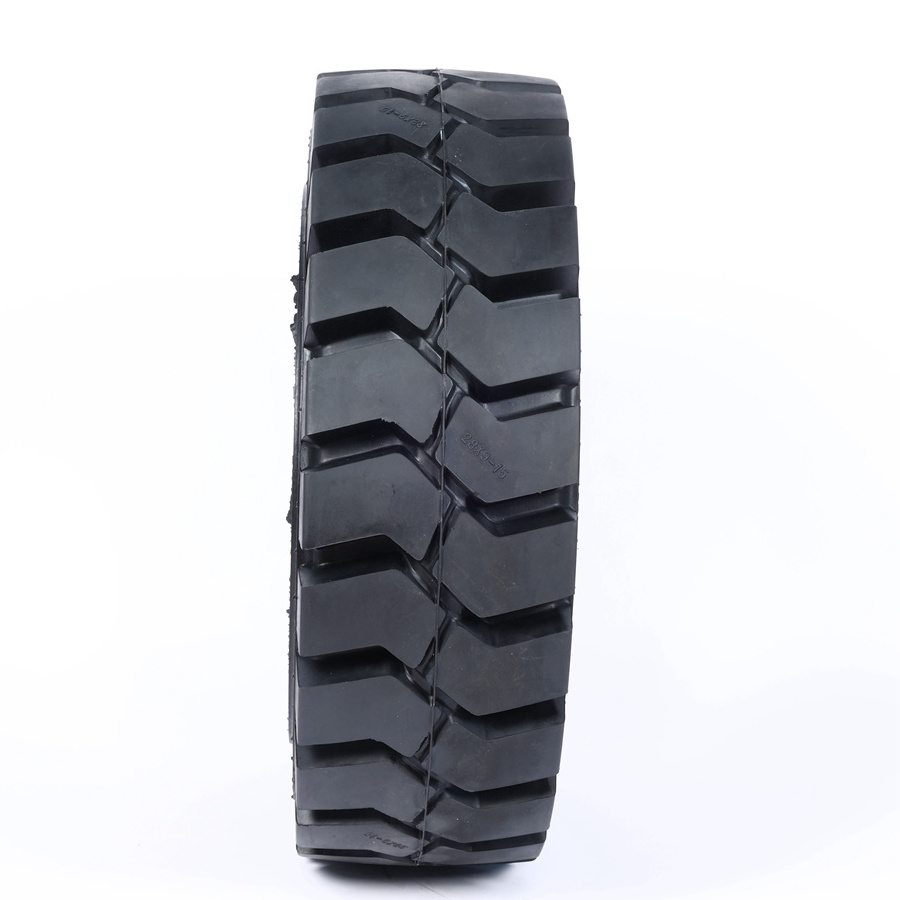 1000-20 Tires Heavy Wheel Cushion Forklift Steering Spare Parts 16X6-8/4.33 16X6-8 150/75-8 Forklift Tyre Solid Tire