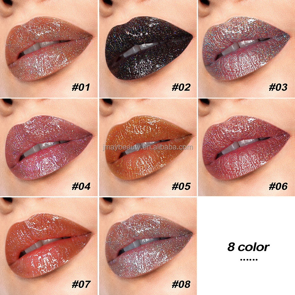 Chameleon Lipstick Custom Long Lasting Waterproof Velvet Nude Matte Liquid Lipstick Lip Gloss Glitter Lipgloss Private Label