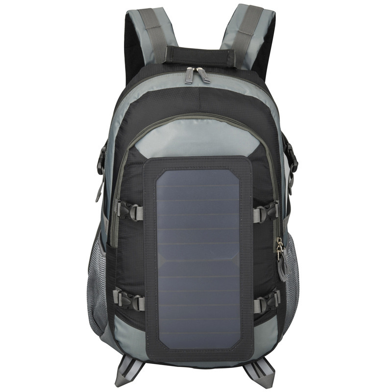 2024 Stylish Women's Outdoor Hiking Backpack Waterproof Smart Anti Theft Solar Power Charger Backpack Bag For Travel