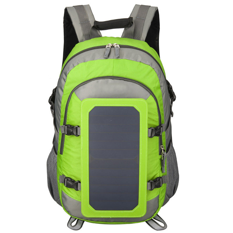 2024 Stylish Women's Outdoor Hiking Backpack Waterproof Smart Anti Theft Solar Power Charger Backpack Bag For Travel