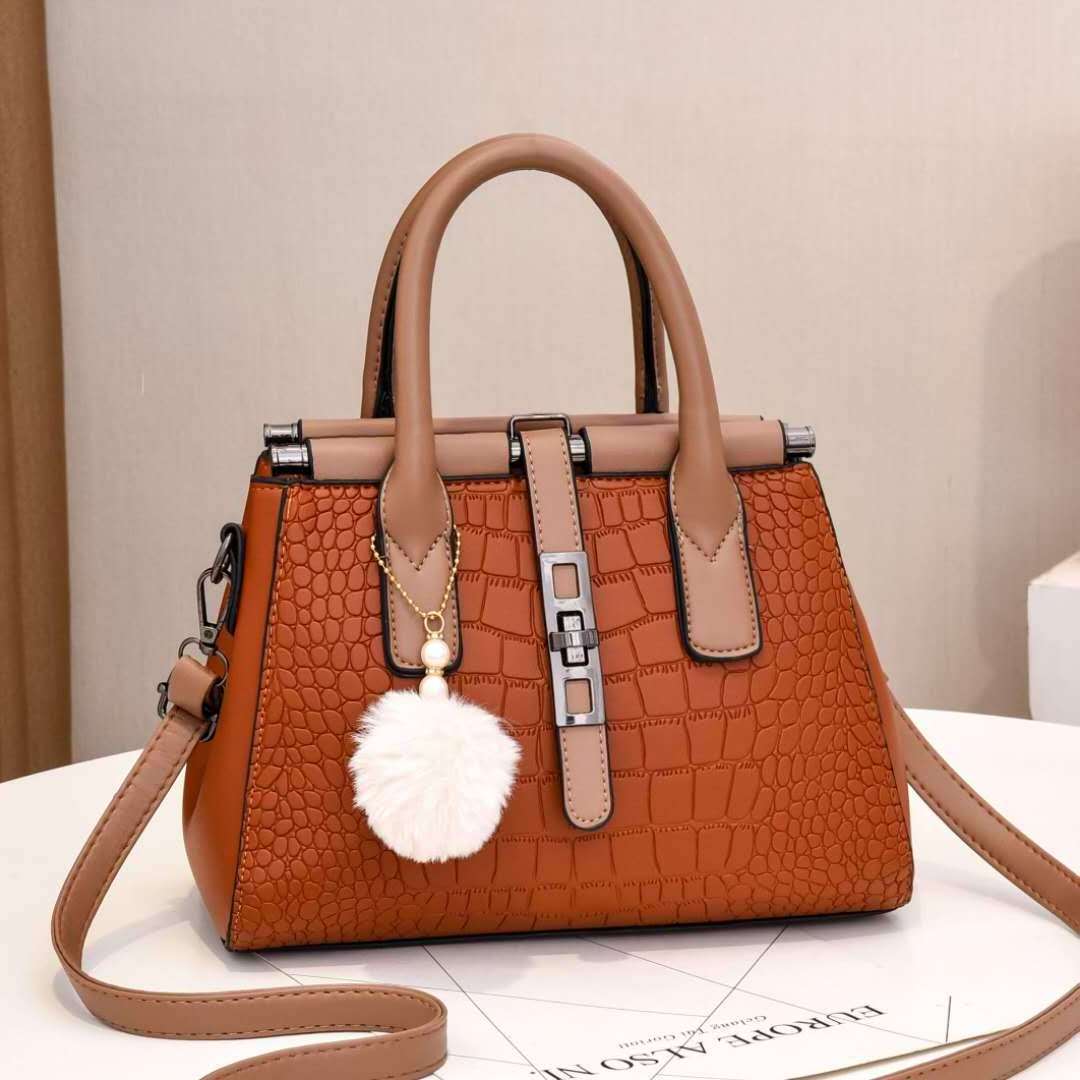 2024 Hot selling Leather Ladies Handbags Women'S Handbag From Guangzhou Bag Factory