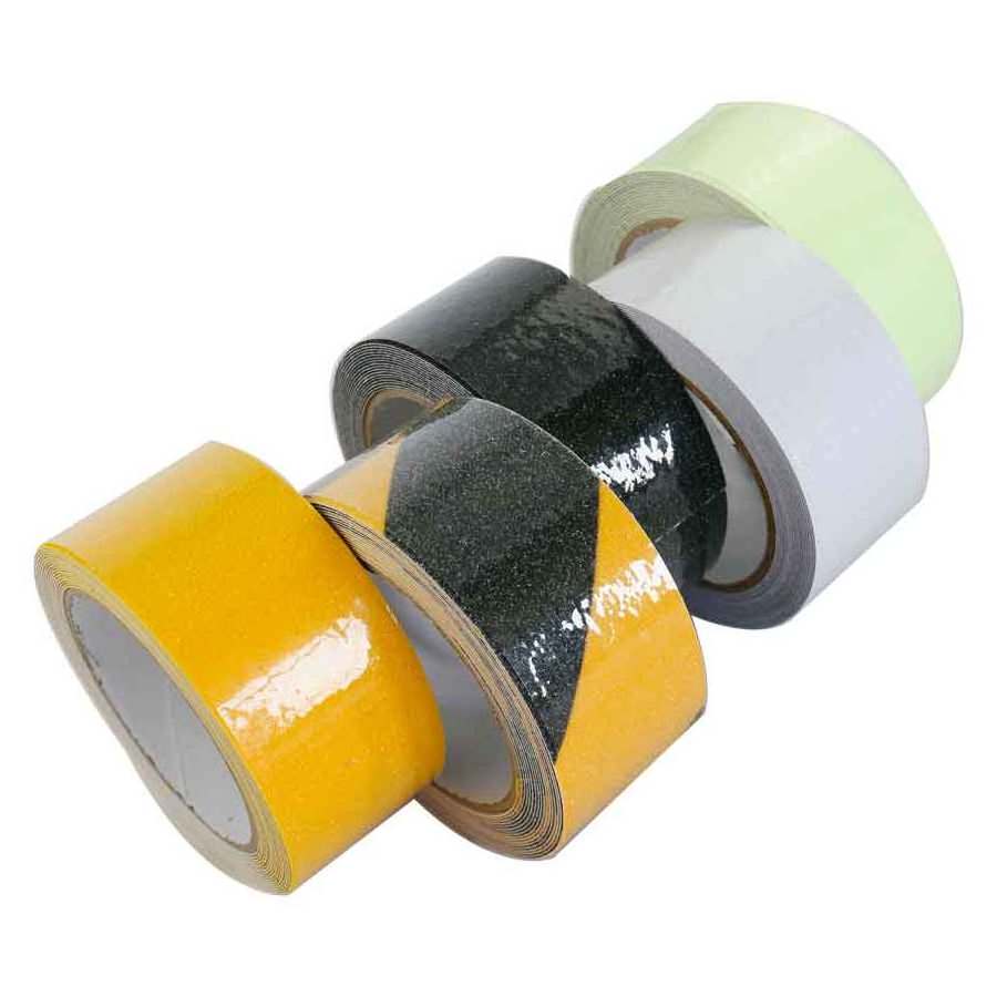 Wholesale Glow Silicone Self Adhesive Anti Slip Tape 25mm Black Reflective PEVA Antislip Tape Waterproof