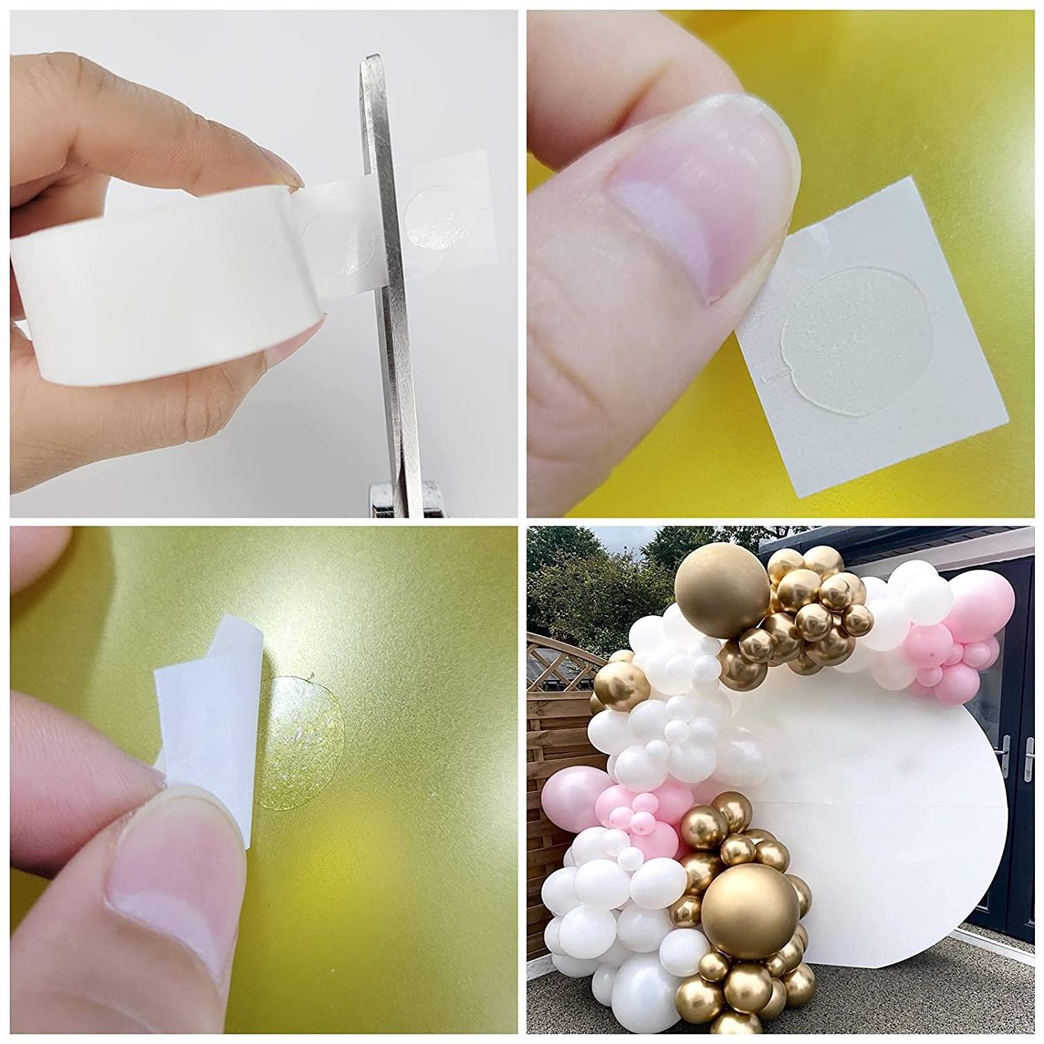 Double Sided Dots of Glue Tape for Balloons Removable Adhesive Dots