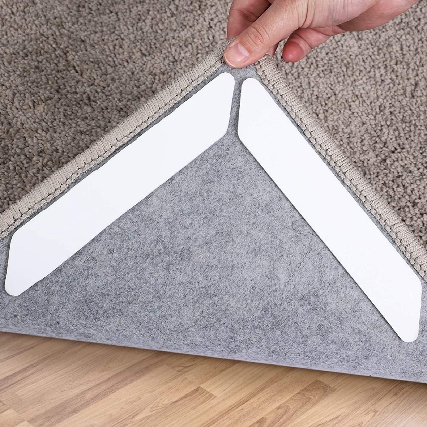 Factory cheap PU sticky anti slip rug carpet mat grippers