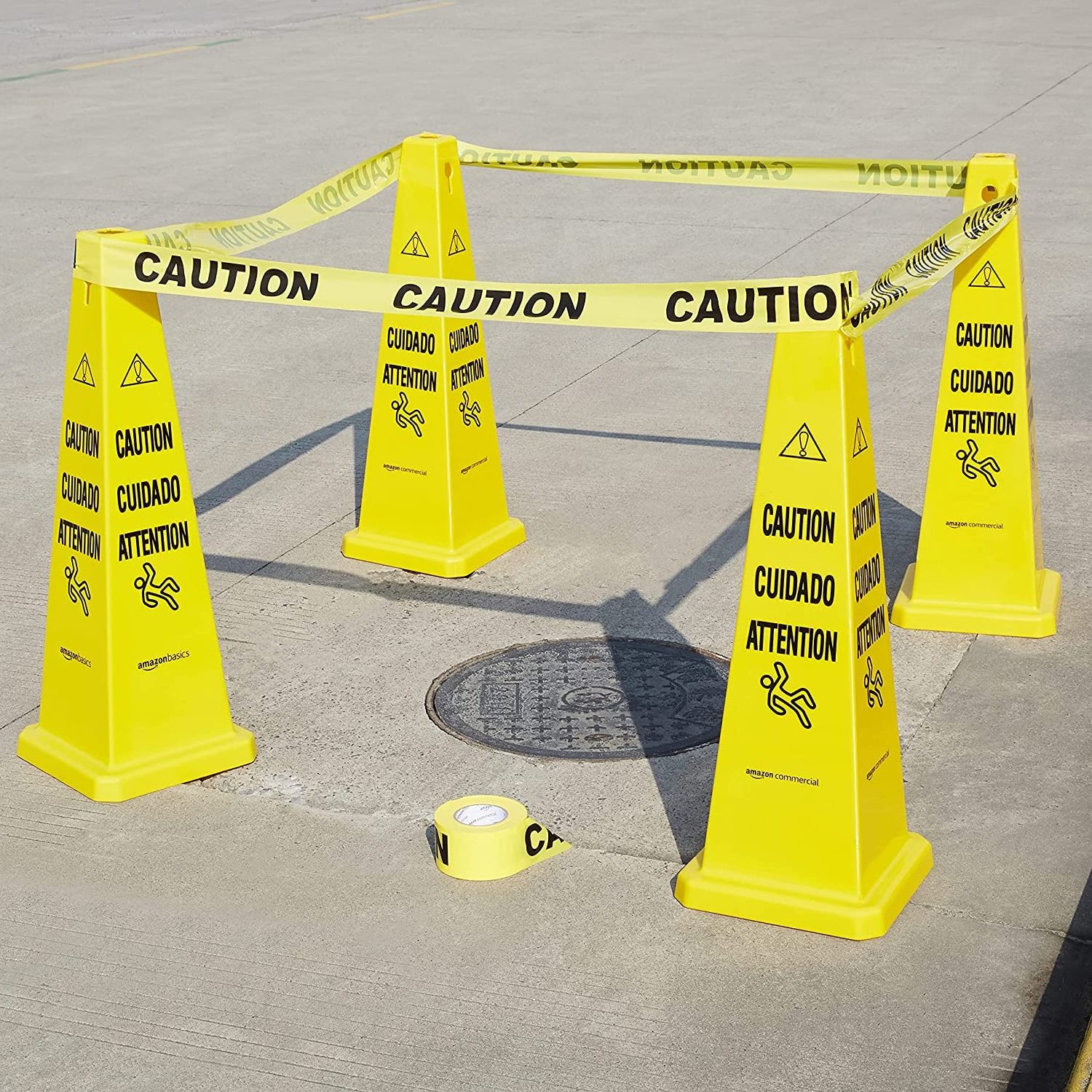 High Visibility Yellow Barrier Tape Ideal For Crime Scene Investigations