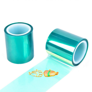 Seamless Sticky Adhesive Green Tape for Hollow Open Metal Frame Bezel UV Epoxy Resin Molds Jewelry Making