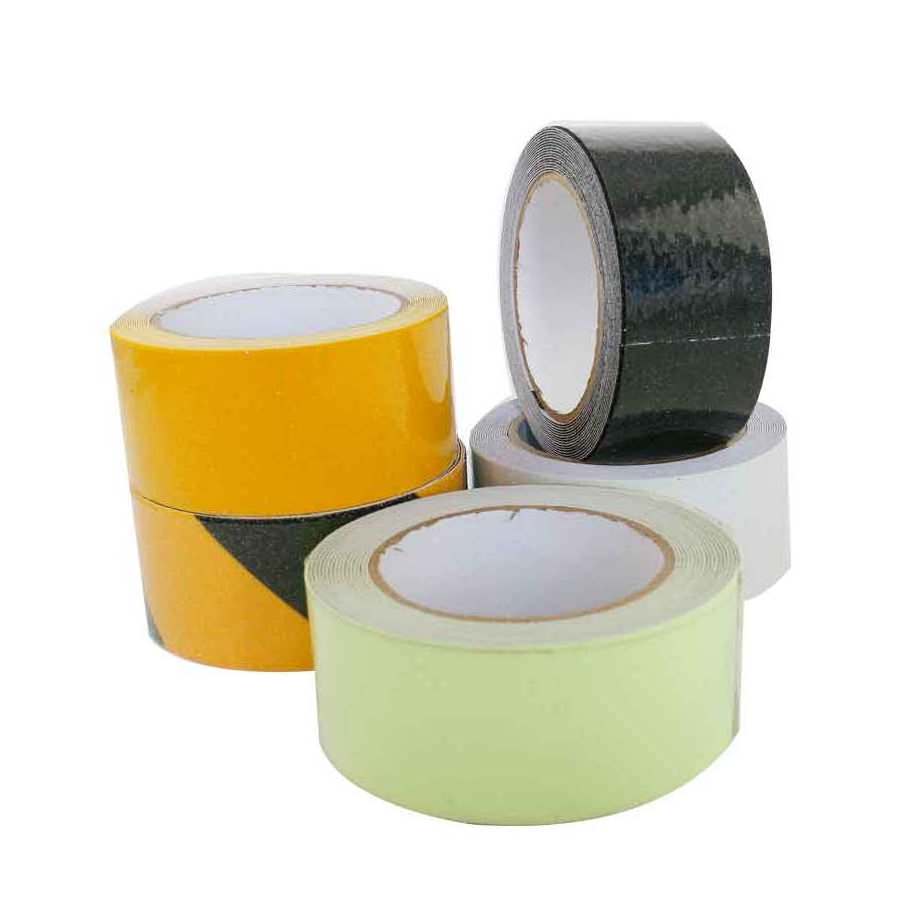 Wholesale Glow Silicone Self Adhesive Anti Slip Tape 25mm Black Reflective PEVA Antislip Tape Waterproof