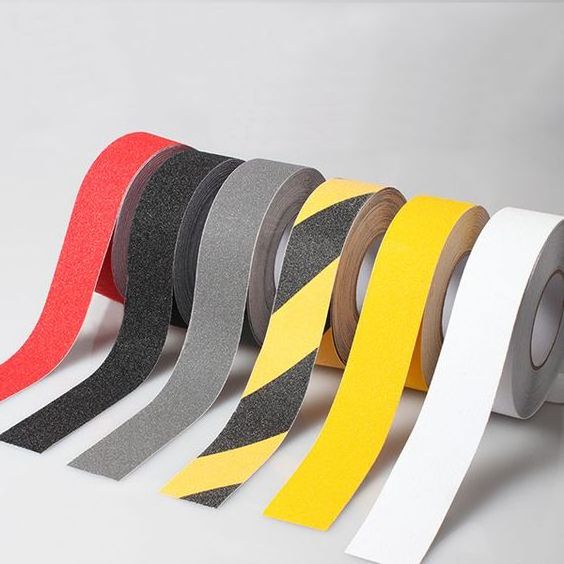 Wholesale Glow Silicone Self Adhesive Anti Slip Tape 25mm Black Reflective PEVA Antislip Tape Waterproof