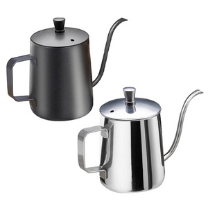 600ml 304 Stainless Steel Long Spout Drip Kettle Narrow Gooseneck Hand Pour Over Coffee Pot barista tools