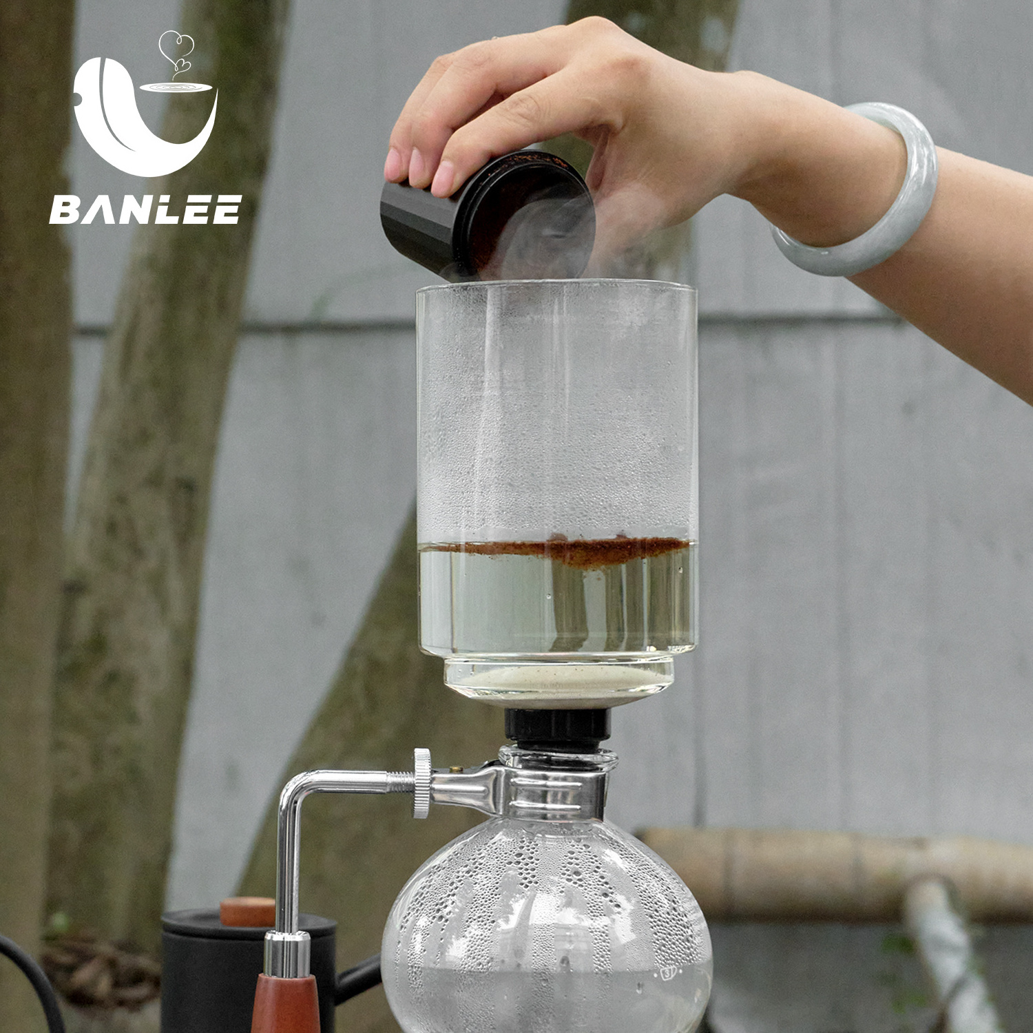 Banlee Coffee Siphon Espresso Syphon Customized Coffee Maker Metal Home Coffee Syphon 3 Cup 5 cup