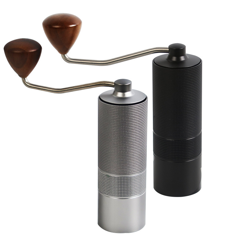 Al-Alloy Body 420 Stainless Steel Burr Homeuse Espresso Mini Small Hand Mill Portable Manual Coffee Grinder barista tools