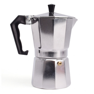 Classic Italian Style Stovetop Espresso Maker Aluminum Moka Pot for Coffee Brewing 50ml 100ml 150ml 300ml 450ml 600ml