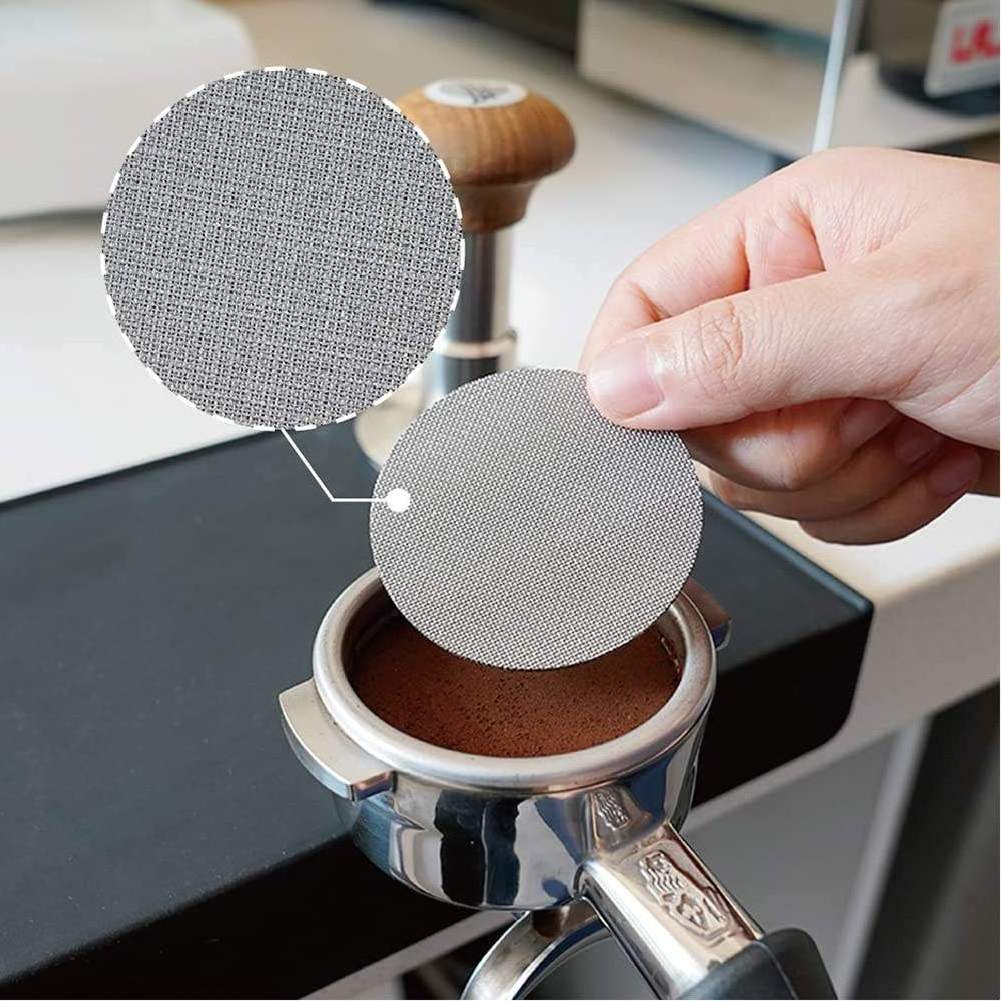 Espresso Coffee Shower Puck Filter Screen 316 Stainless Steel Reusable Eco Friendly  50 100 150 um Micron Filter Disc