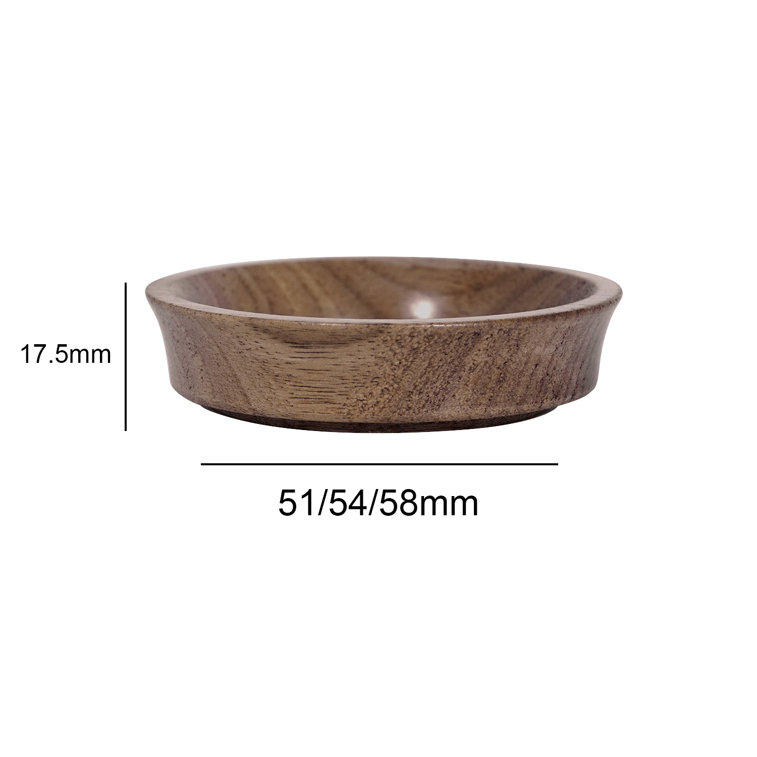 2024 New Design Dosing Rings Solid Wood Powder Dosing Rings Funnel with Magnetic Replacement Coffee Maker Accessory