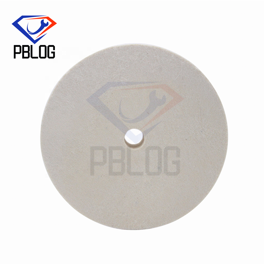 High Quality And Long Life Glass Slate Edge Polishing Wheel Pure Wool Spiral Felt