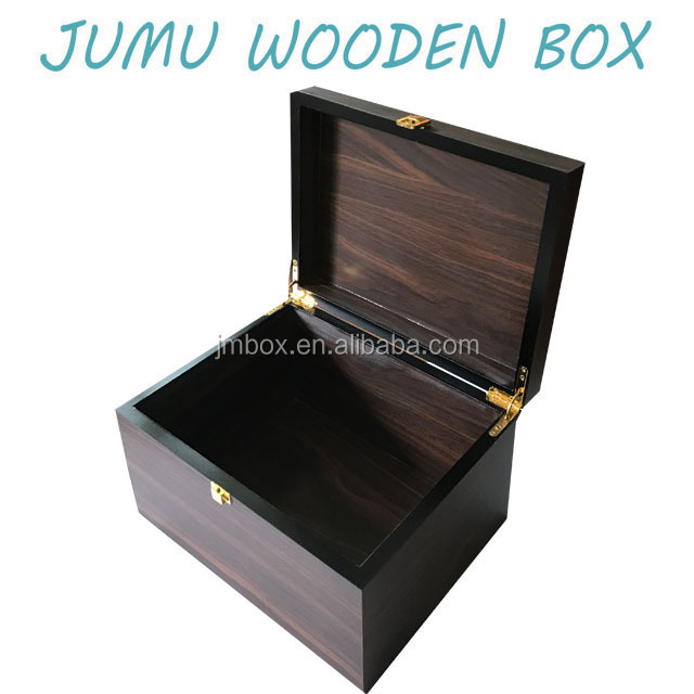 dark brown lacquer finish wooden shoe accessories gift boxes