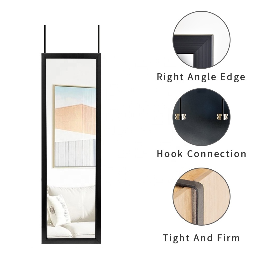 Wall hanging Door mirror bedroom full-length mirror dressing hole free home fitting Over Back Door mirror