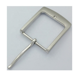 3 way metal  belt buckle custom pin belt buckle in stock pin belt buckle for webbing leather strap