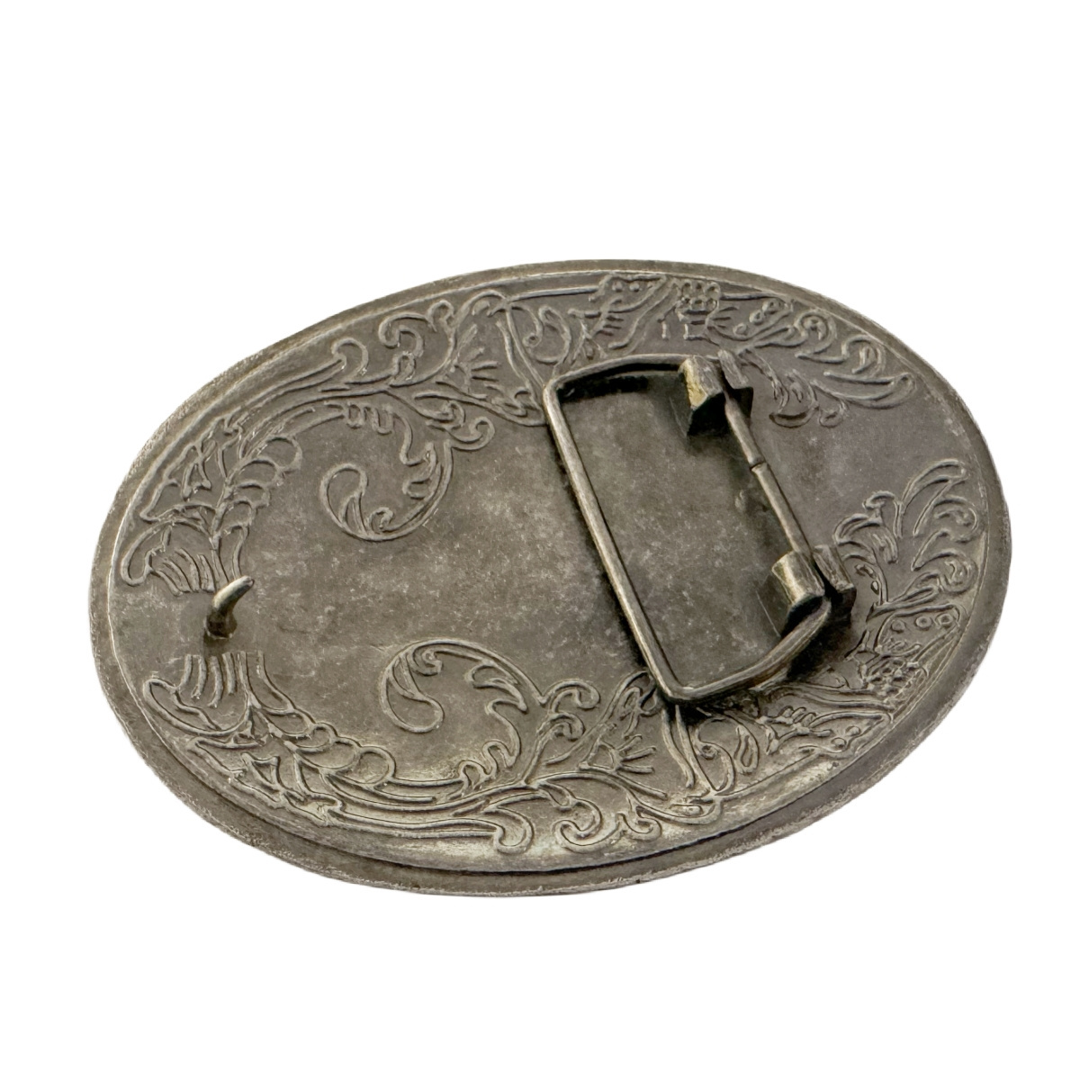 Universal oval shaped light board carved zinc alloy belt buckle, denim style metal belt buckle, western belt buckle