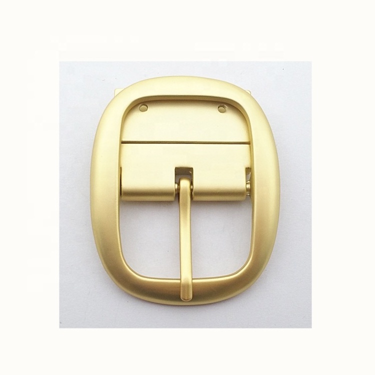 ellipse Belt Buckle Manufacturers Reversible Belt Buckle For Belt Light Gold