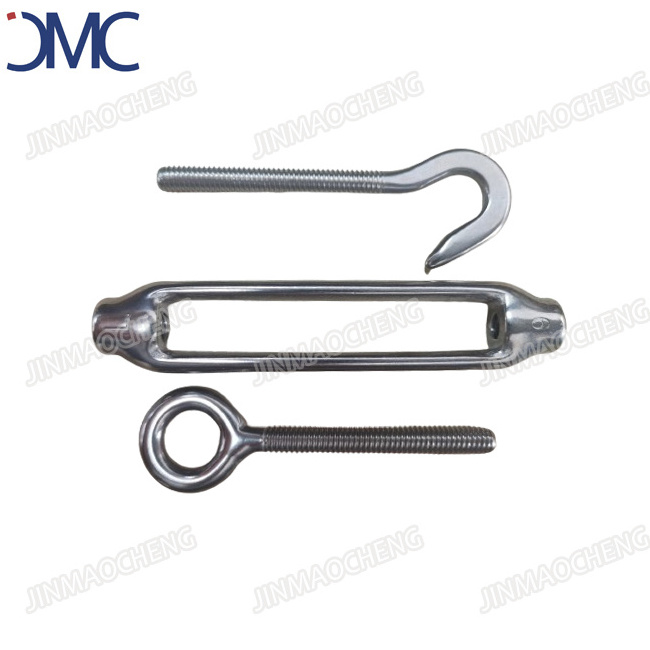 Stainless Steel AISI304/316 Turnbuckle With Eye And Hook M10 DIN1480 Eye-Hook Turnbuckles