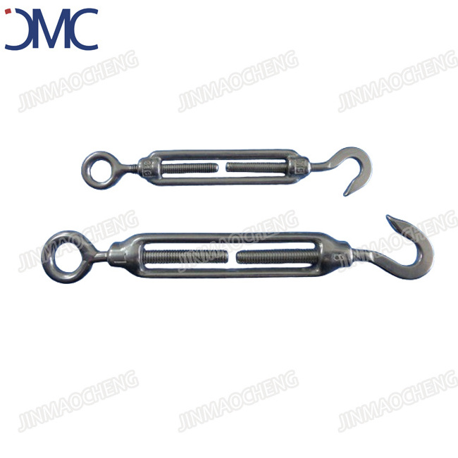 Stainless Steel AISI304/316 Turnbuckle With Eye And Hook M10 DIN1480 Eye-Hook Turnbuckles