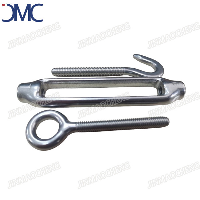 Stainless Steel AISI304/316 Turnbuckle With Eye And Hook M10 DIN1480 Eye-Hook Turnbuckles