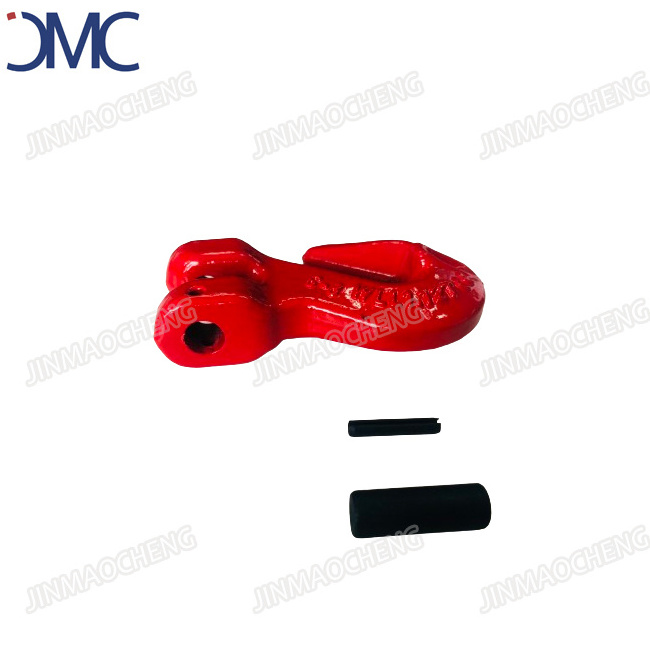 5/16 Painted Red G80 Chain Clevis Grab Hook For Lifting