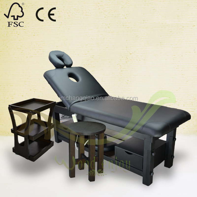 Hot Sales Solid Wood Used Electric Massage Table