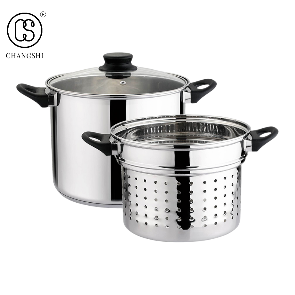 High Quality Non Sticky Cooking Pots Kitchen Sets Luxury Cookware Set Triply Stainless Steel Cookware