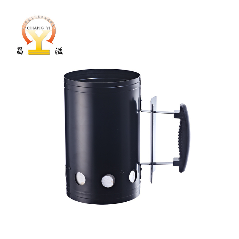 Good Quality Charcoal Stainless Steel Grill Chimney Starter With Bottom