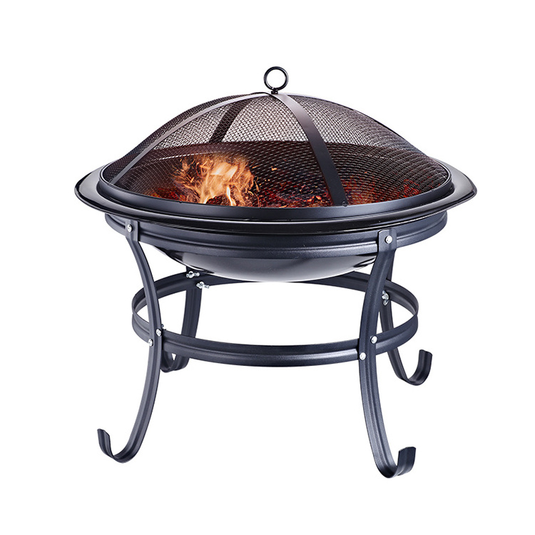 Wood Burning metal corten steel fire pit barbecue large corten steel Table top Fire Pit outdoor