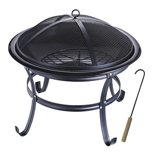 Wood Burning metal corten steel fire pit barbecue large corten steel Table top Fire Pit outdoor