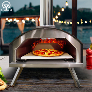 garden portable mini pellet charcoal BBQ grill wood fire smokeless toasters pizza oven outdoor