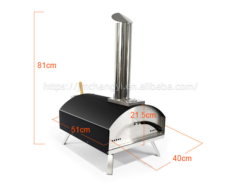 garden portable mini pellet charcoal BBQ grill wood fire smokeless toasters pizza oven outdoor