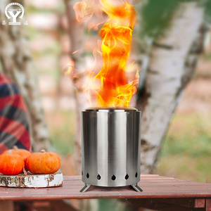 Small Wood Pellets Burning fireplace Mini Portable Charcoal Tabletop FirePit indoor Toasted Marshmallow Table Top Fire Pits Bowl