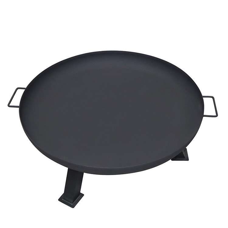 Charcoal bbq Fire Pit Round Outdoor Heater Cast Iron Fire Pit Bowl Outdoor Wood-Burning FirePits Bowl for Backyard Patio