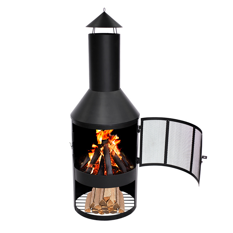 Modern Garden Outdoor Barbecue grills Oven Large Round the Fire Bowl Beer Bottle Shaped Fire Pit