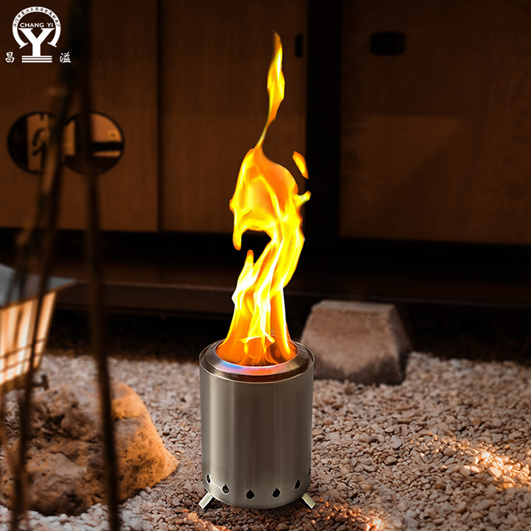 Superior Quality Wood Pellets Burning fireplace Portable Mini charcoal Tabletop FirePit Metal Table Top Fire Pits Bowl