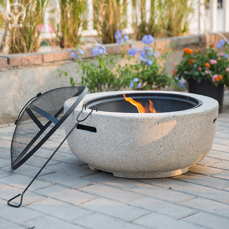 Professional Factory OEM Outdoor Fire Bowl And Fire Pit In MgO Portable Smokeless Camping Fire Pit