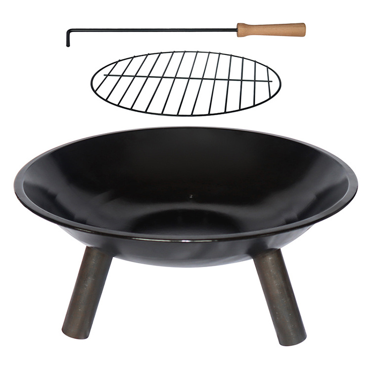 Campinig Backyard Simple Heater Fire Pit Wood Burning Round Fireplace