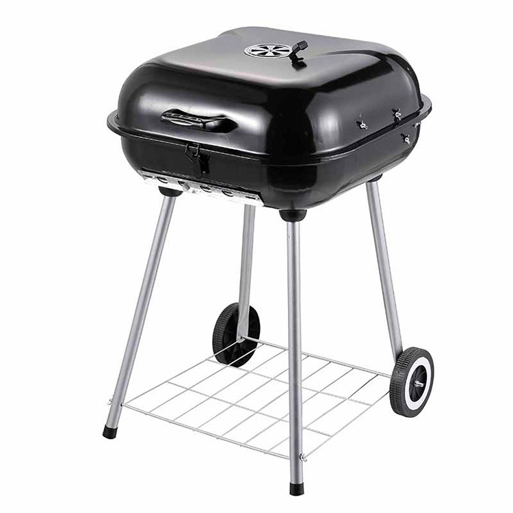 Indoor Tabletop stainless steel Smokeless bbq smoker grill commercial BBQ Grill height adjustable For Homeuse